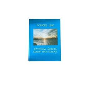 Vintage 1980 Riverview Gardens Senior High School Yearbook Echoes St Louis READ